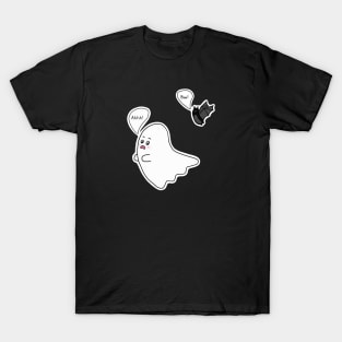 Bat scares friendly ghost T-Shirt